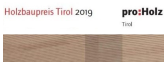 Holzbaupreis Tirol 2019